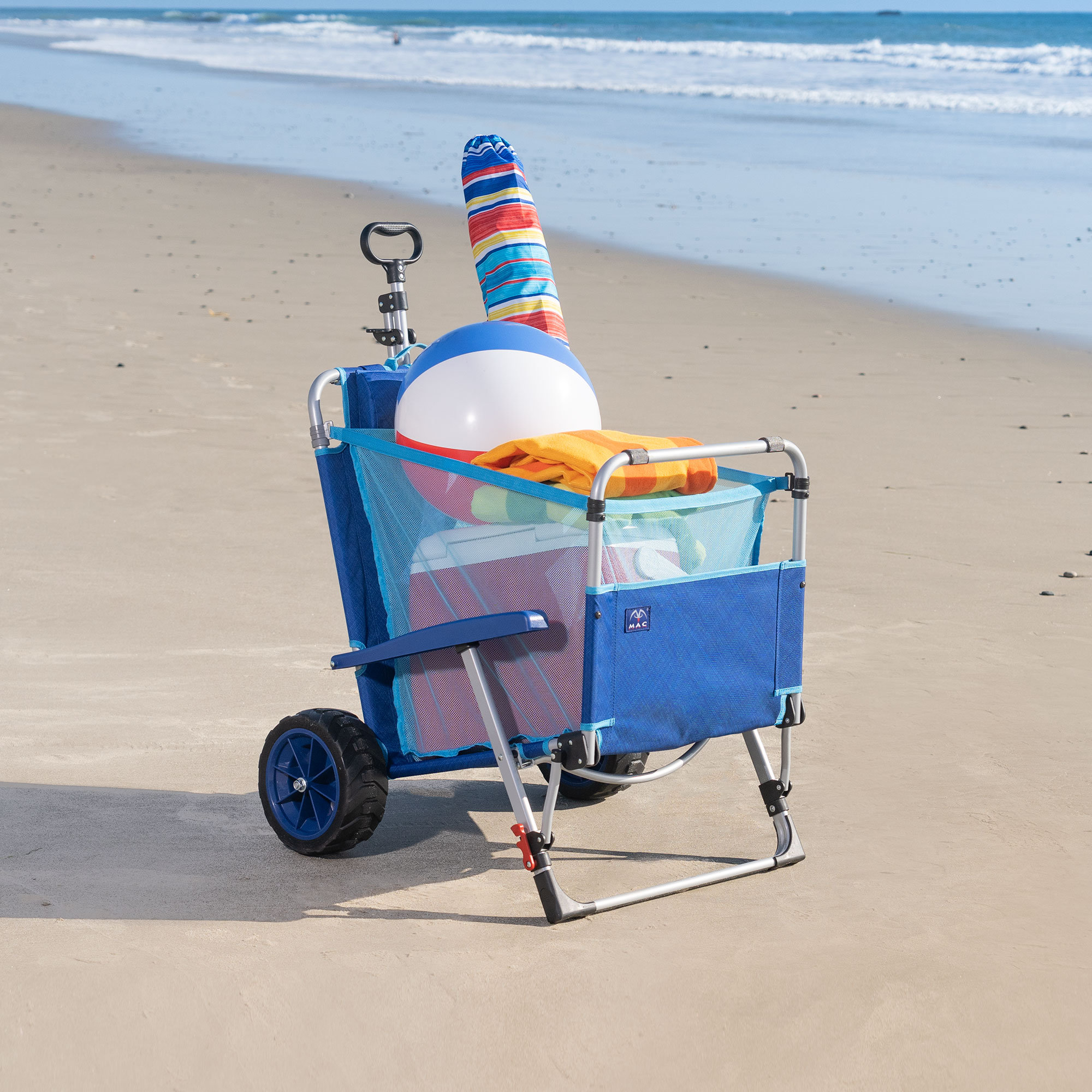 Mac beach chair wagon sale